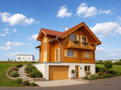 Rems-Murr-Holzhaus GmbH Großerlach-Grab — Blockhäuser und Holzhäuser in massiver Holzmauerbauweise – Bild