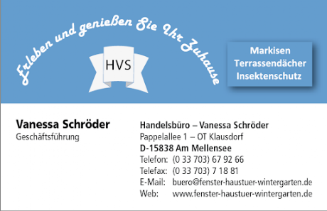 Handelsbüro Vanessa Schröder – Bild