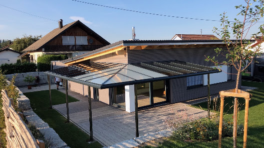 ABE Alu-System-Bau GmbH - Wintergarten, Terrassendach, Balkonverglasung, Carport, Glasschiebewand, Metallbau, Schlosserei! – Bild