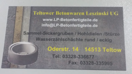 Teltower Betonwaren UG (haftungsbeschränkt)