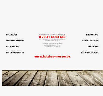 Holzbau Messer